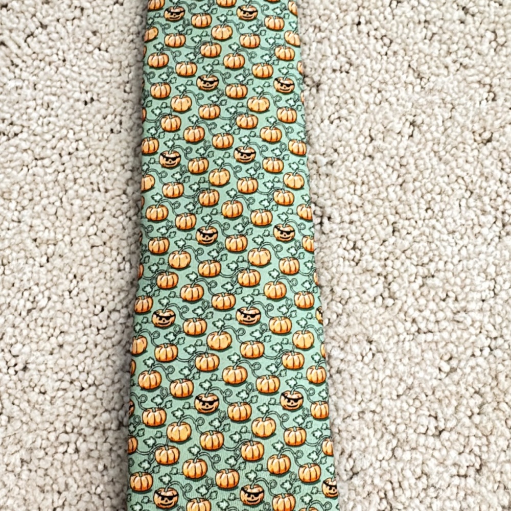 NWT Vineyard Vines Boy’s/Youth Pumpkin Patterned Tie